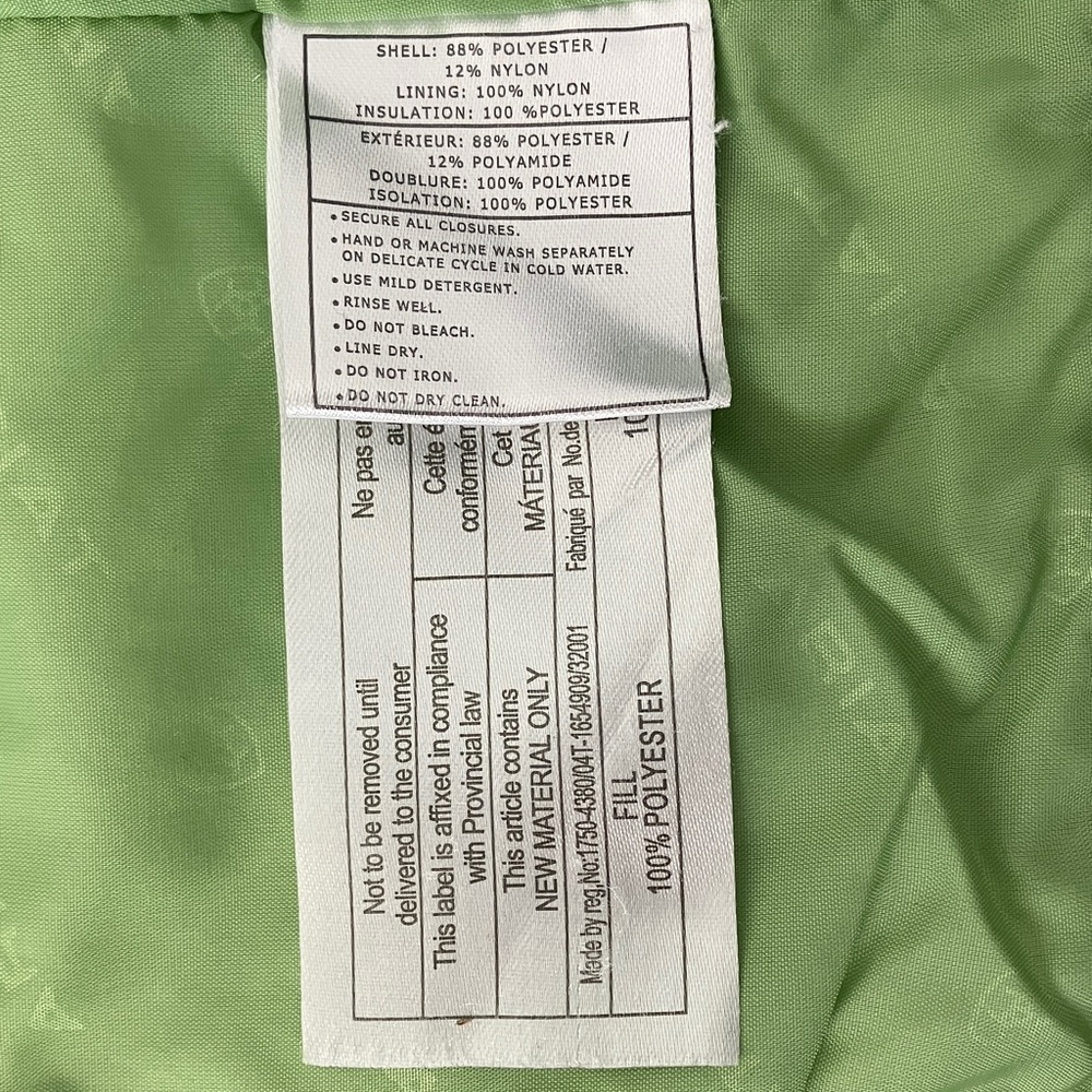 Ariat Light Green Quilted Vest - Picture 6 of 6